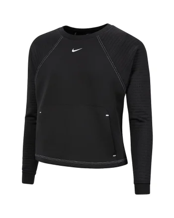 Bluza sport cu maneci raglan si tehnologie Dri-Fit, pentru fitness Pro Luxe, Negru
