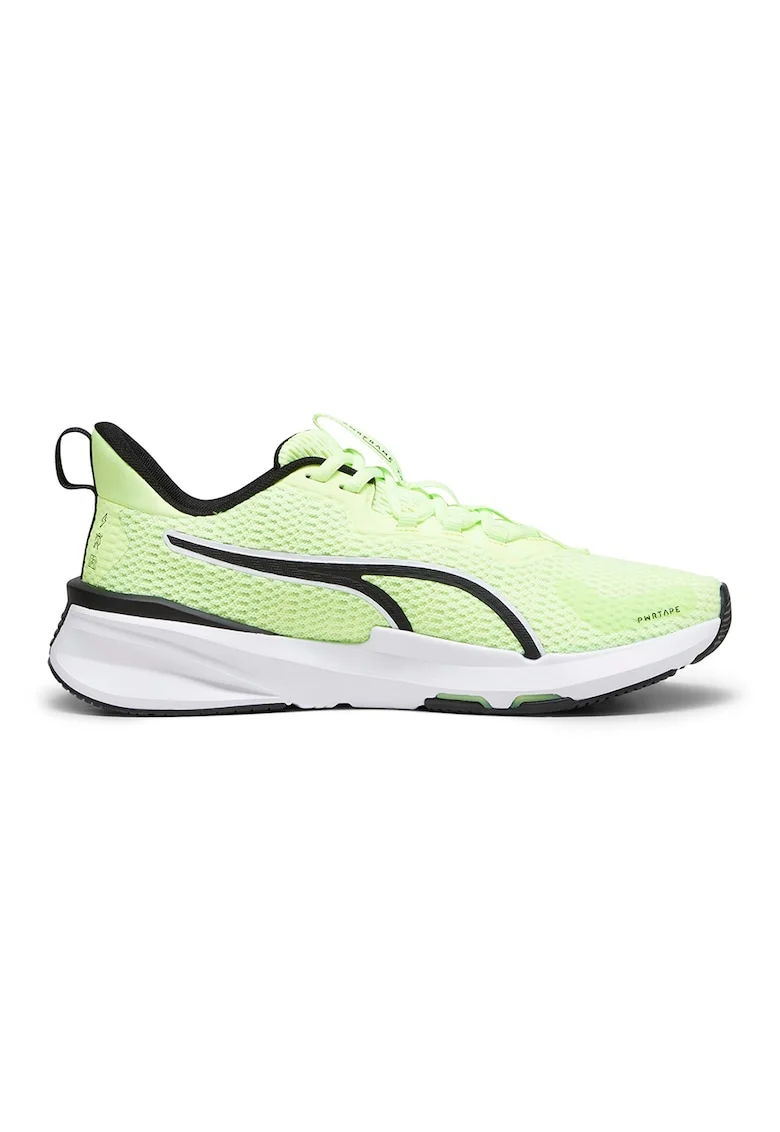 Pantofi pentru fitness PWRFrame, Alb/Negru/Verde lime
