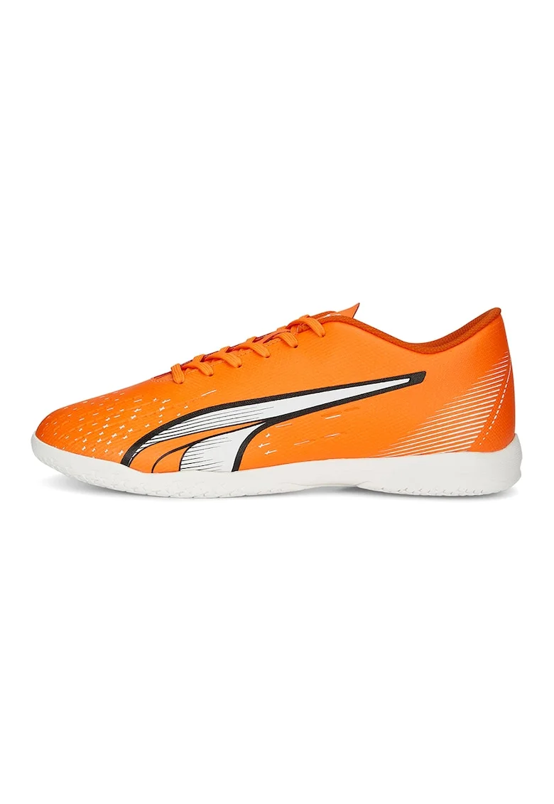 Pantofi pentru fotbal Ultra Play IT, Alb/Negru/Portocaliu mandarina