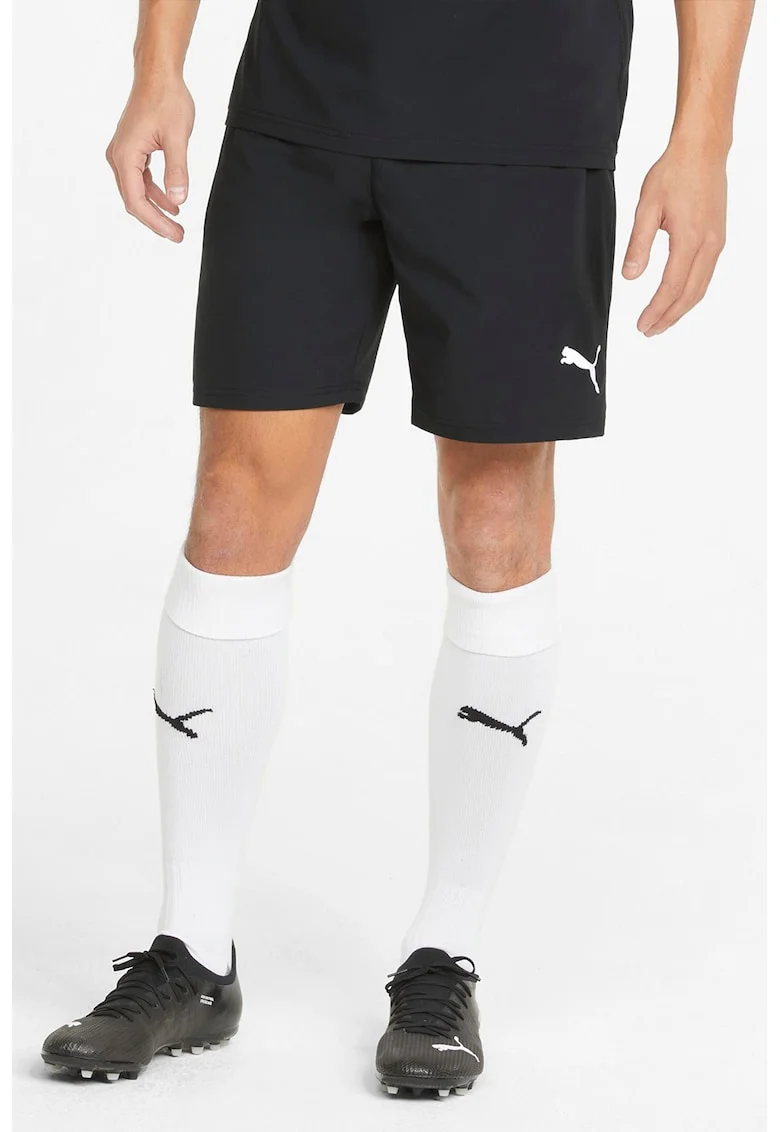Pantaloni scurti regular fit pentru fotbal Team Final, Negru