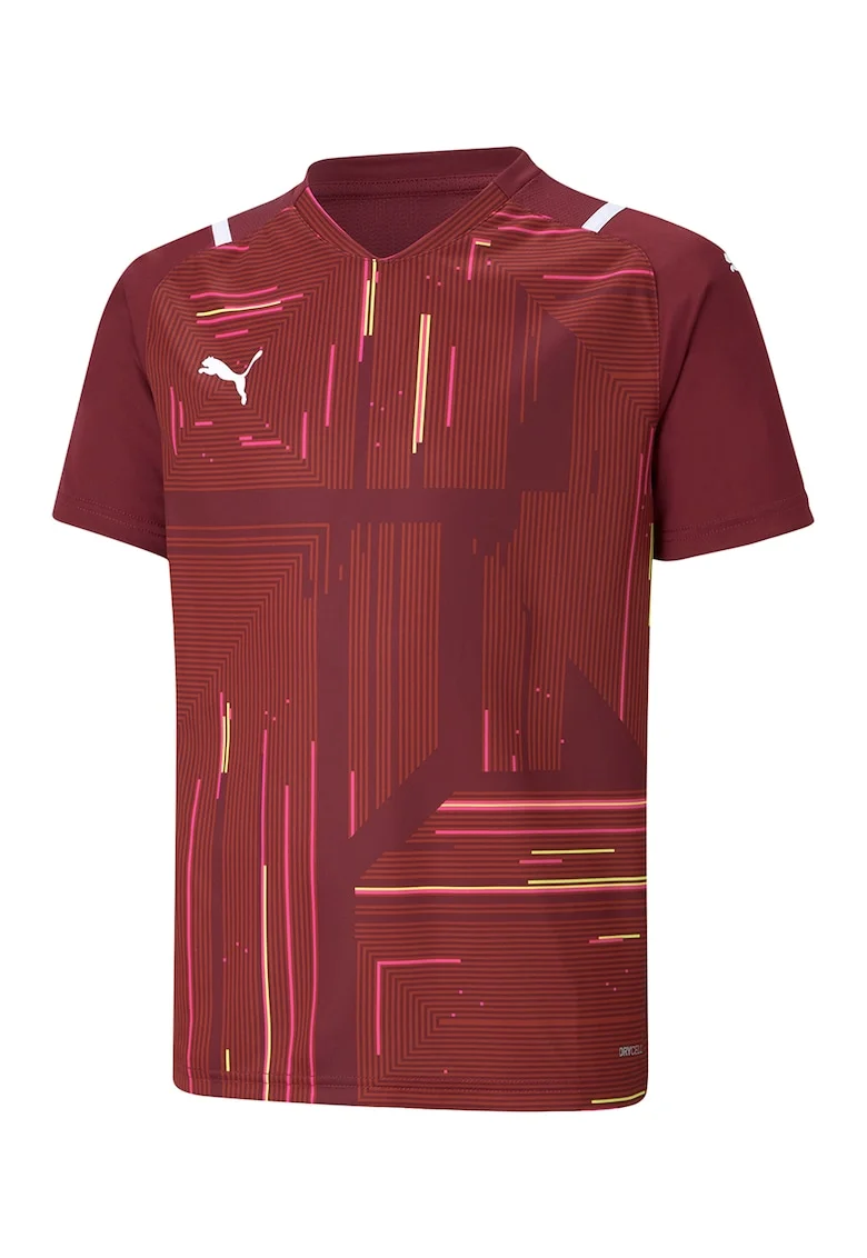 Tricou cu decolteu in V pentru fotbal Ultimate, Visiniu