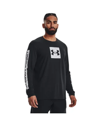 Bluza cu imprimeu logo pentru fitness Camo Boxed