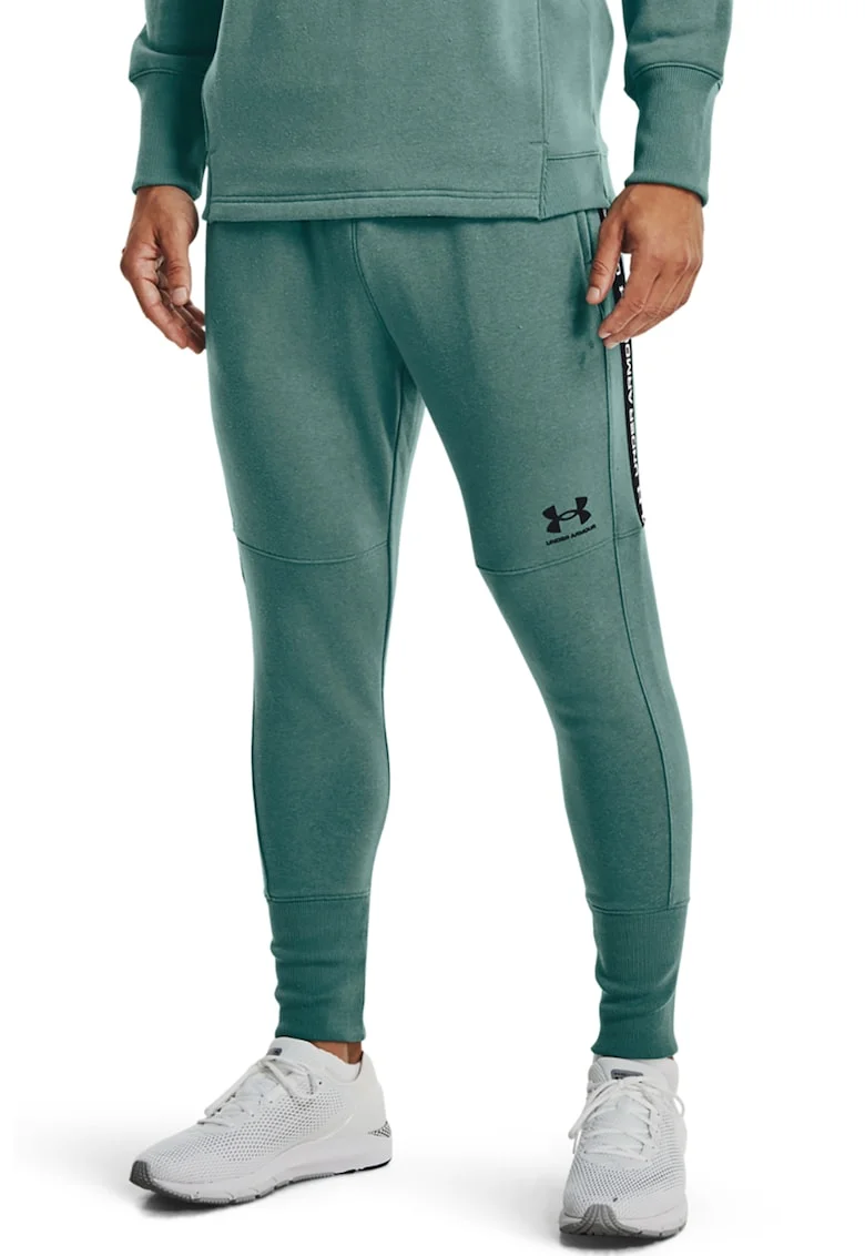 Pantaloni cu detaliu logo pentru fotbal Accelerate Off-Pitch, Verde persan
