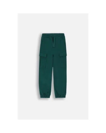Pantaloni de trening cu buzunare multiple, Verde