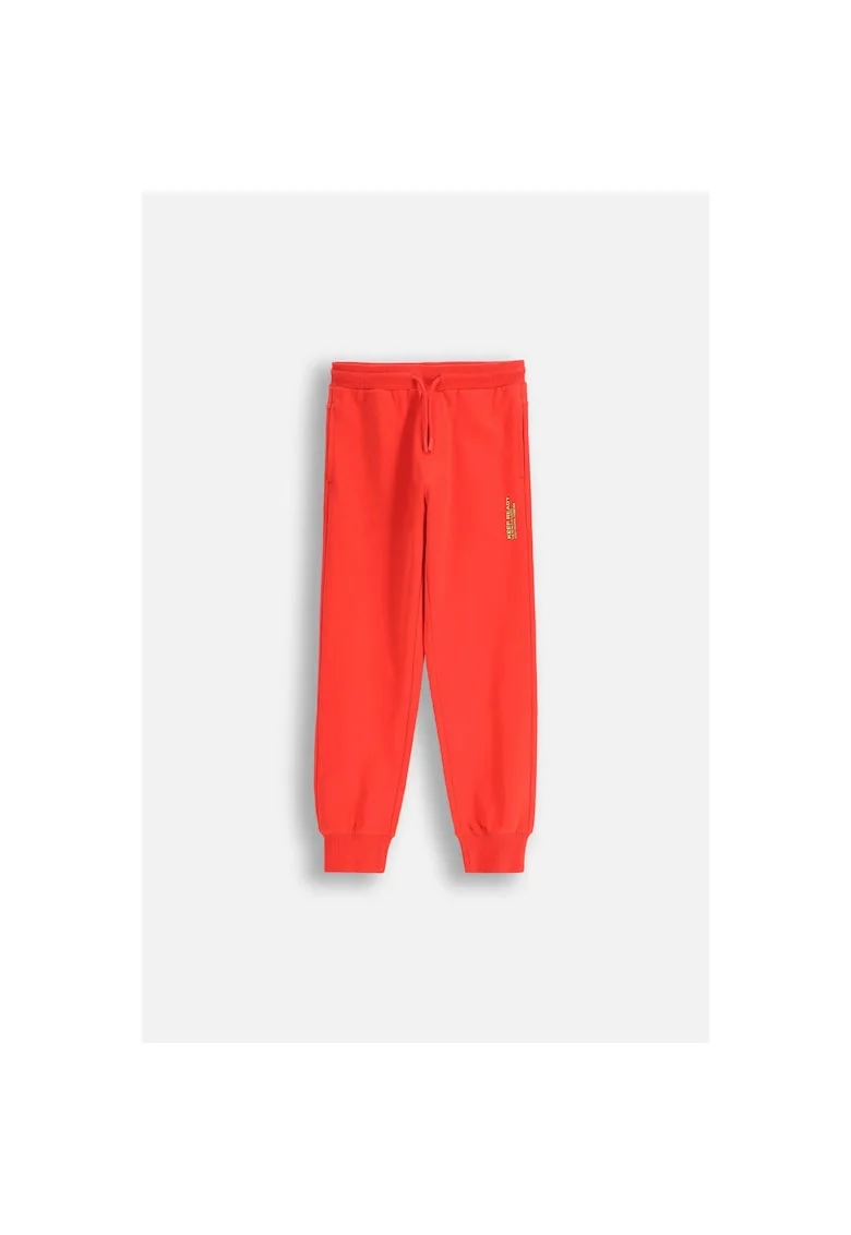 Pantaloni cu talie medie si buzunare laterale