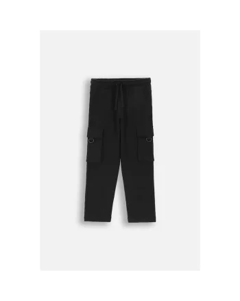 Pantaloni sport cargo, Negru