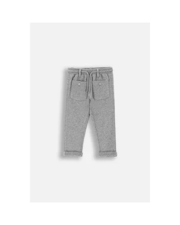 Pantaloni sport cu buzunare aplicate, Gri