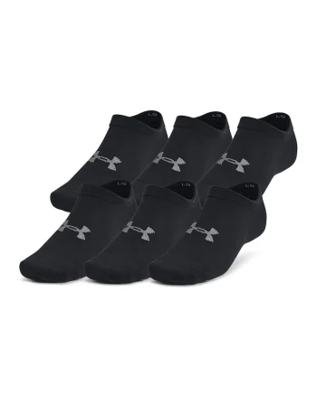 Set de sosete pana la glezna pentru antrenament Essential - 6 perechi, Negru/Gri