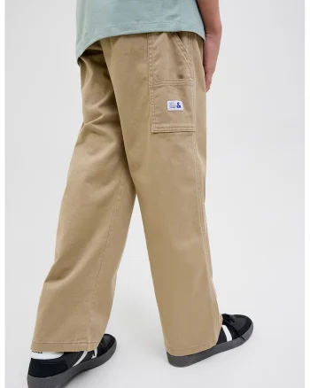 Pantaloni cu croiala dreapta, Maro nisip