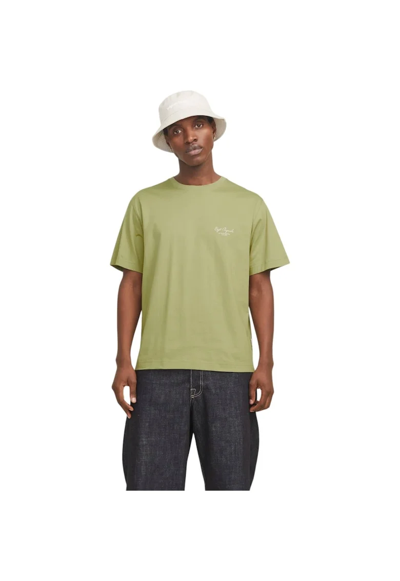Tricou JACK &JONES Islington Back 40270, Verde deschis