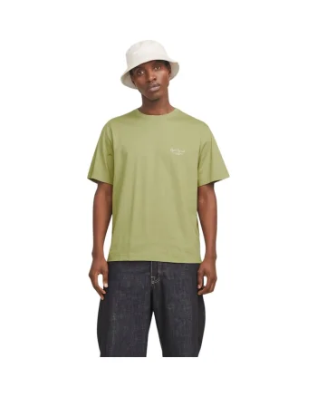 Tricou JACK &JONES Islington Back 40270, Verde deschis