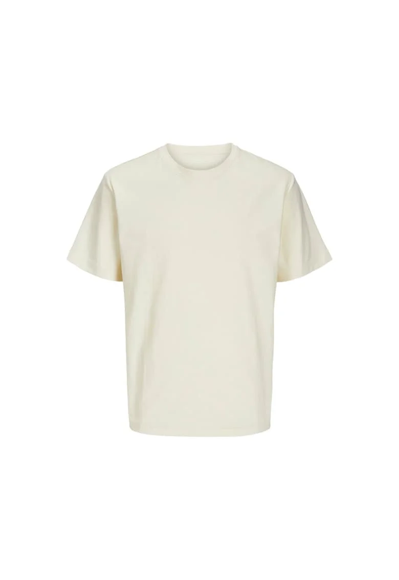 Tricou JACK &JONES Split Twill 40215, Galben deschis