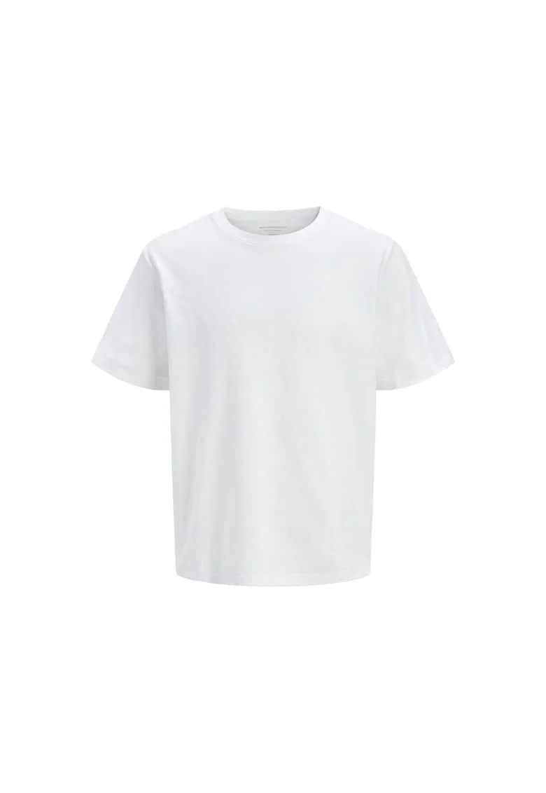 Tricou JACK &JONES Split Twill 40220, Alb