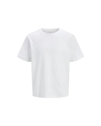 Tricou JACK &JONES Split Twill 40220, Alb