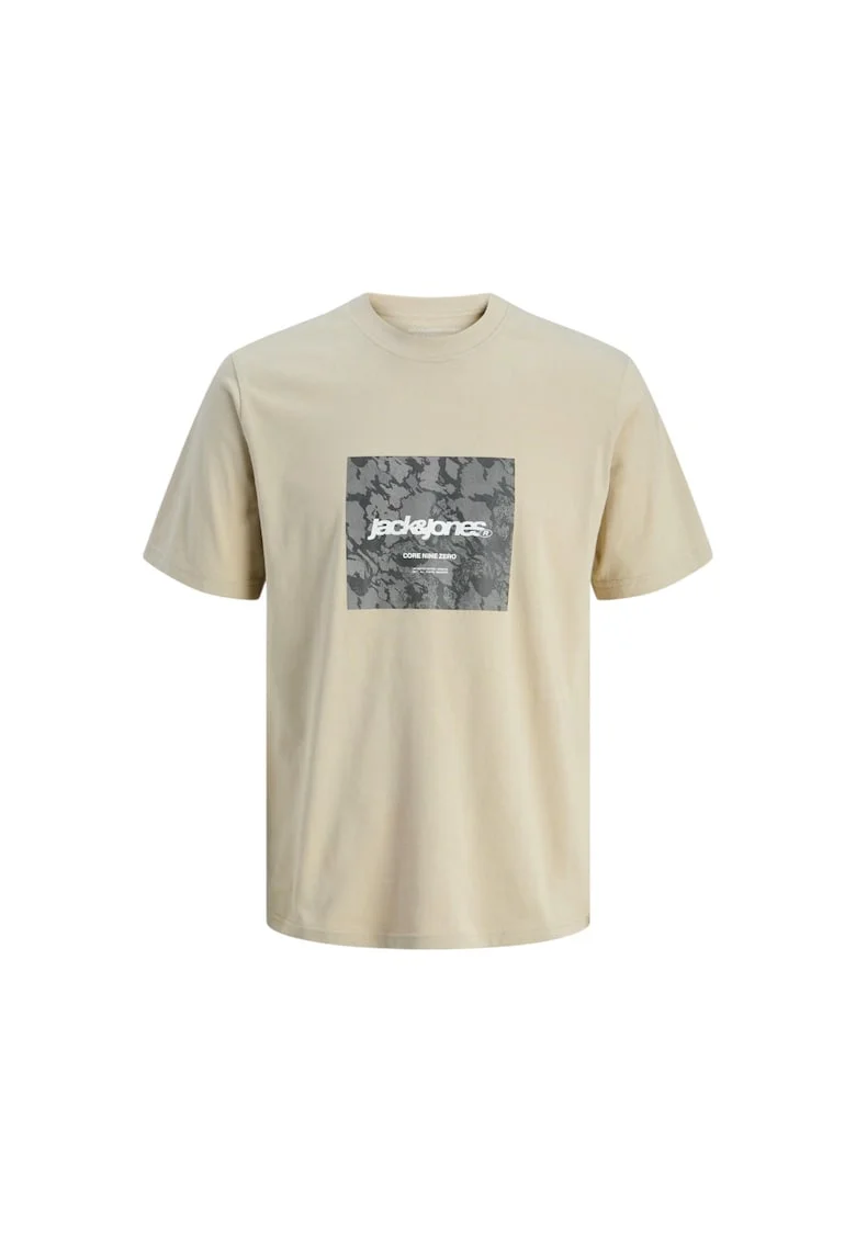 Tricou JACK &JONES Tarmac Camo Front JNR 40285, Bej
