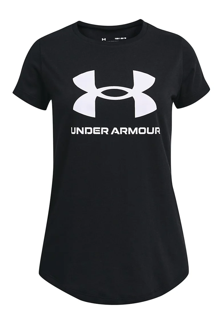 Tricou pentru antrenament Sportyle, Negru/Alb optic
