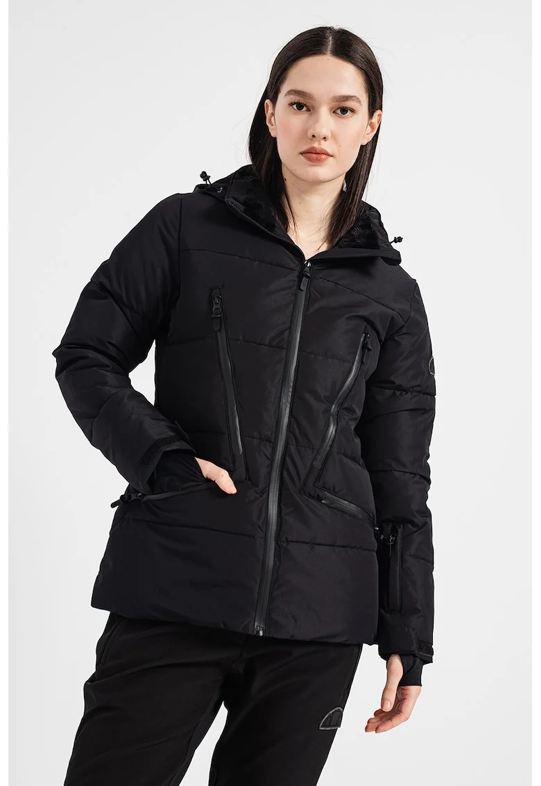 Geaca pentru ski si snowboarding Zizzy, Negru