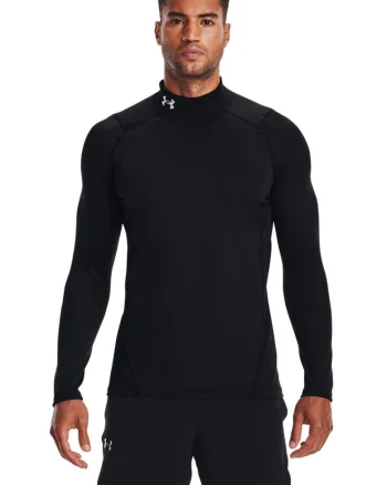 Bluza slim fit cu guler scurt pentru fitness, Alb/Negru