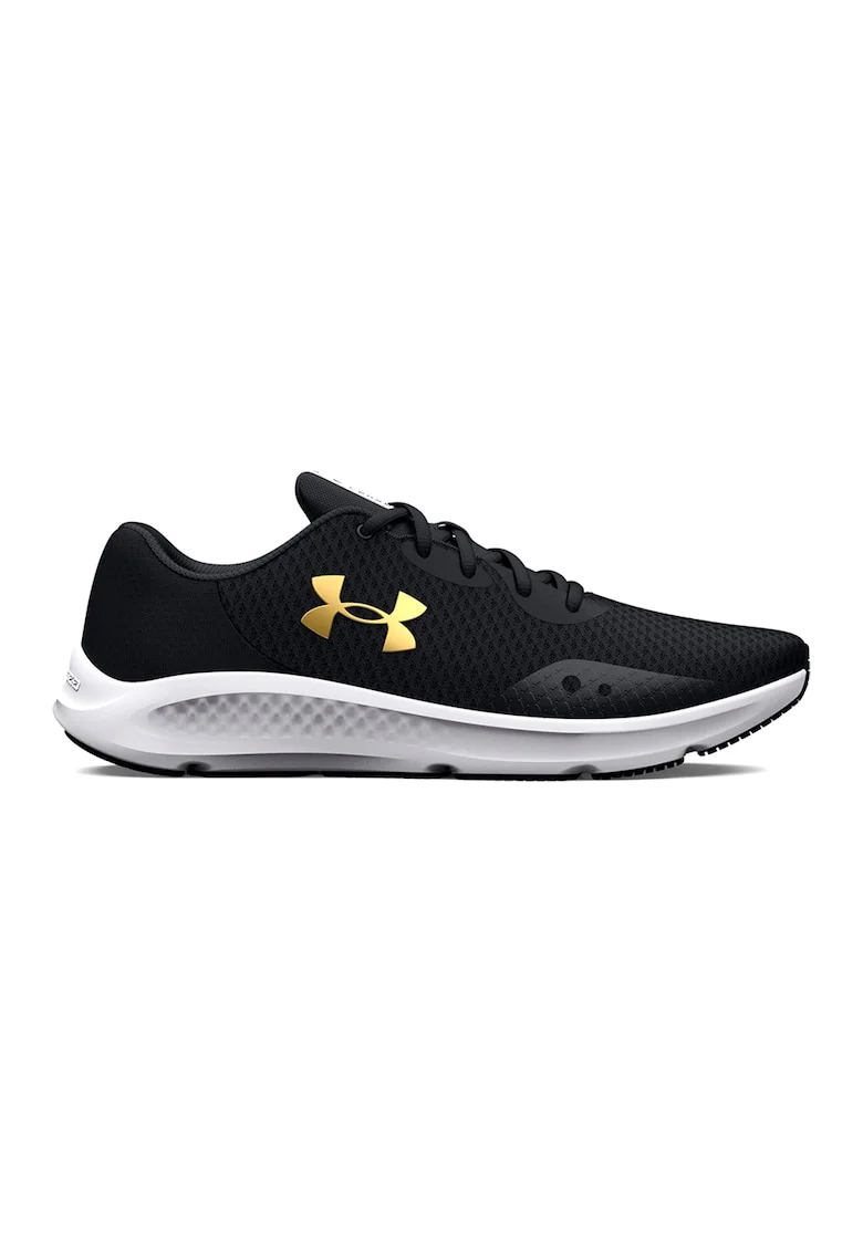 Pantofi low-cut pentru alergare Charged Pursuit 3, Alb/Auriu/Negru