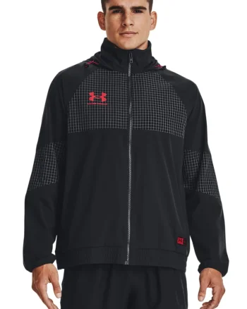 Jacheta cu maneci raglan pentru fotbal Accelerate, Negru stins