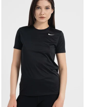 Tricou cu tehnologie Dri-Fit pentru fitness, Alb/Negru