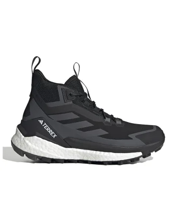 Pantofi mid-high pentru drumetii Terrex Free, Negru/Gri antracit