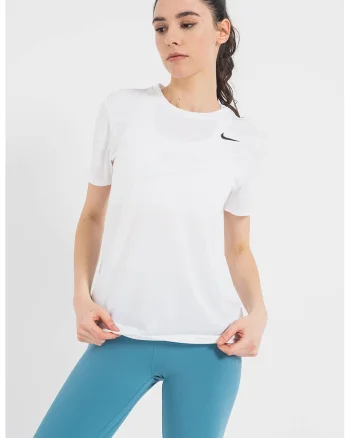 Tricou cu tehnologie Dri-Fit pentru fitness, Alb