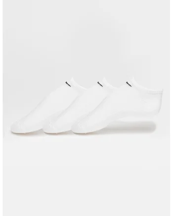Set de sosete pana la glezna unisex, pentru antrenament Everyday Cushioned - 3 perechi, Alb optic