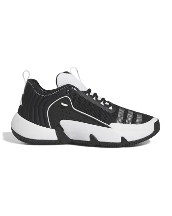 Pantofi mid-cut pentru baschet Trae Unlimited, Alb/Negru