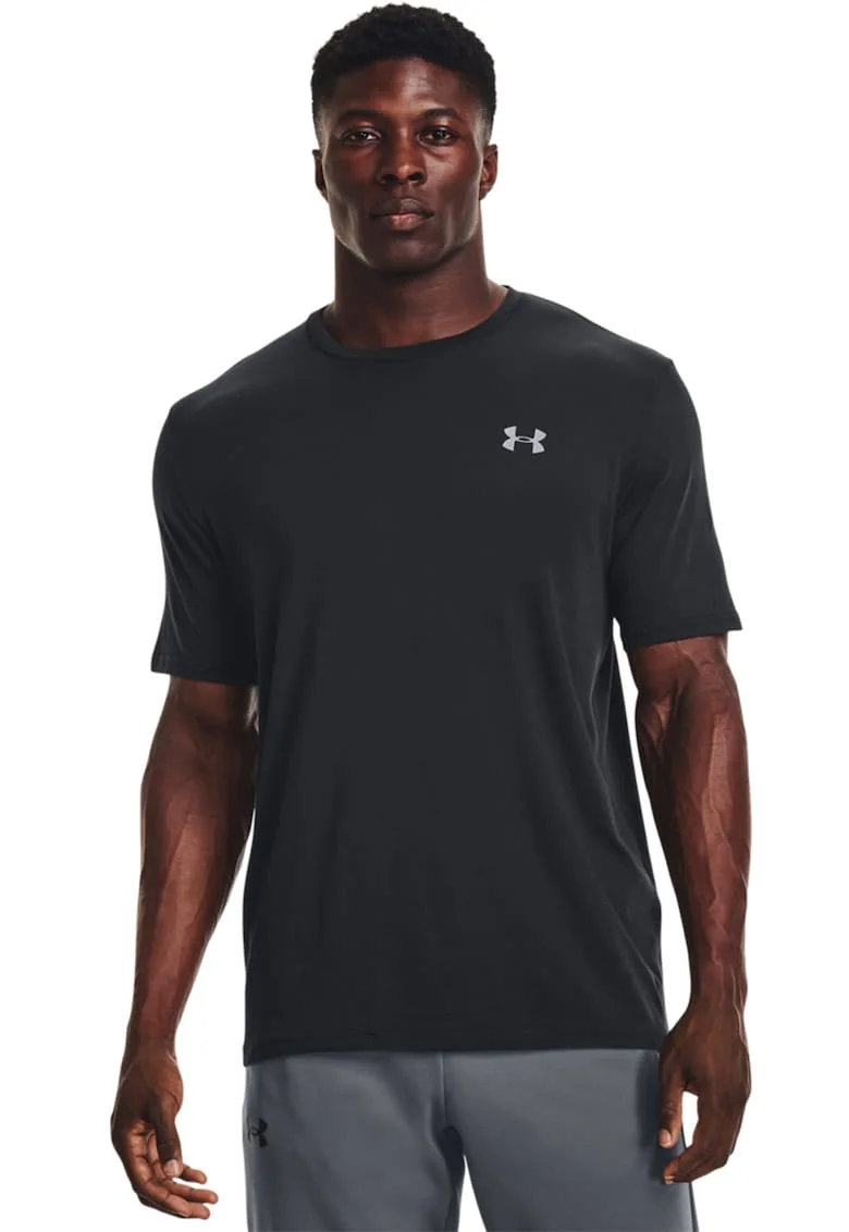 Tricou lejer Lockup, Negru/Gri deschis