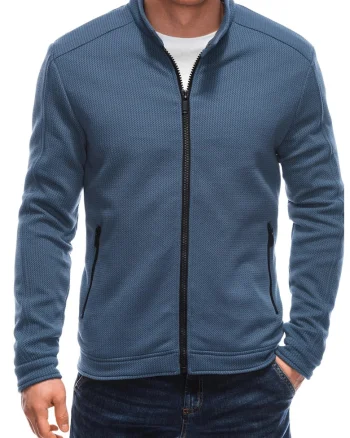 Jacheta regular-fit cu fermoar