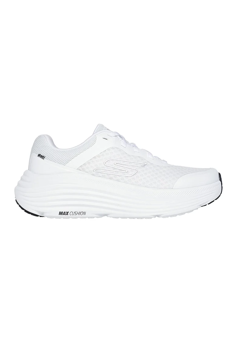 Pantofi sport de plasa cu brant moale, pentru alergare Max, Alb optic