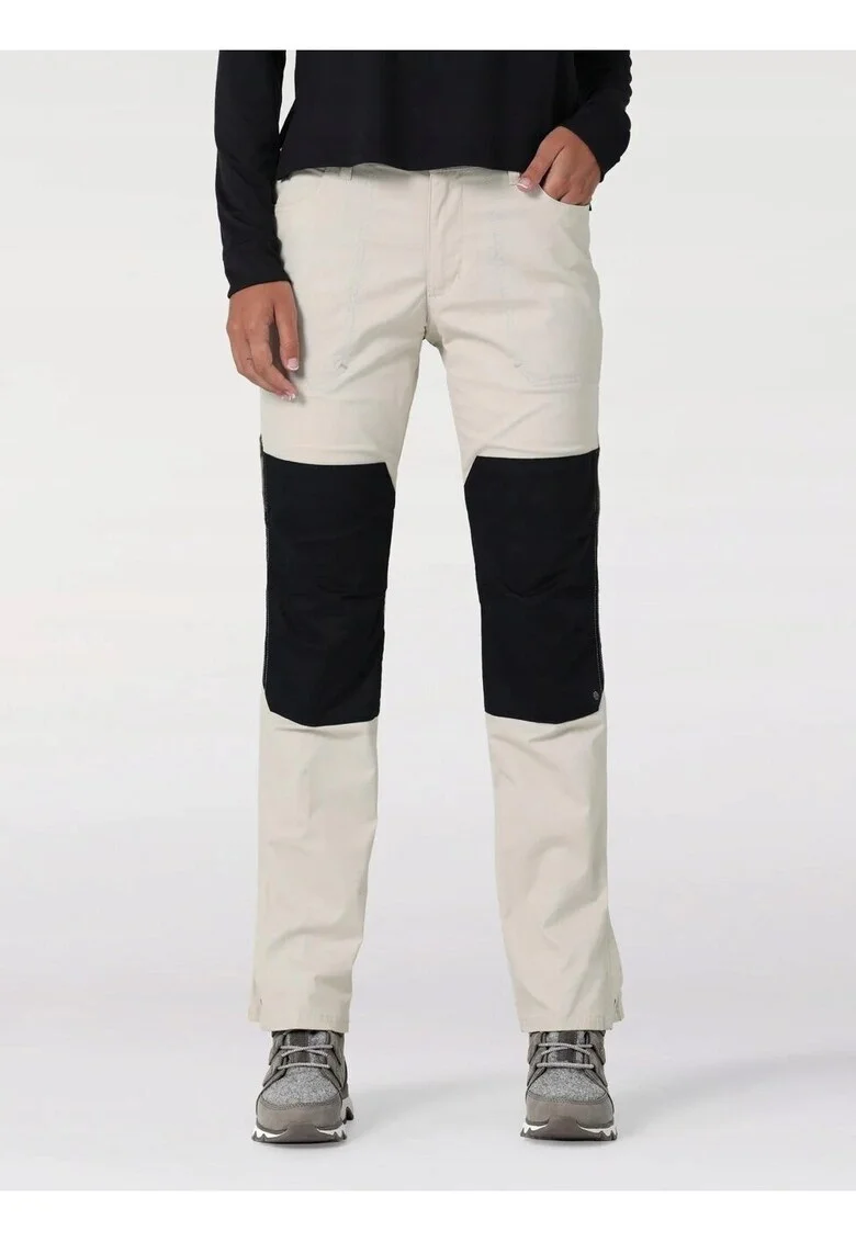 Pantaloni dama  REINFORCED SOFTSHELL, alb, regular fit, 5 buzunare,