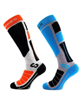 Sosete ski si snowboard  Pro Socks II, Portocaliu/Albastru, Unisex, Portocaliu/Albastru