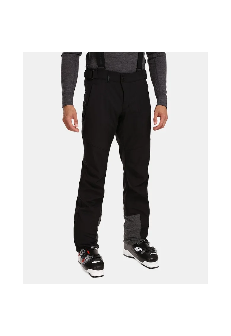Pantaloni Softshell ski si snowboard  Rhea, Negru