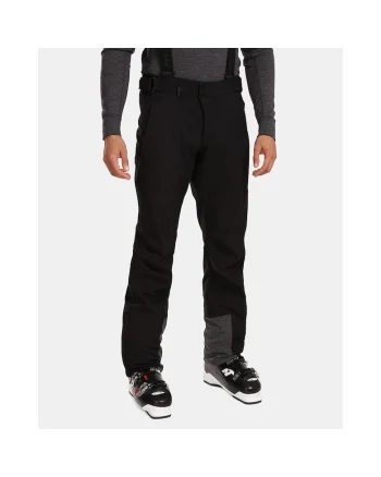 Pantaloni Softshell ski si snowboard  Rhea, Negru