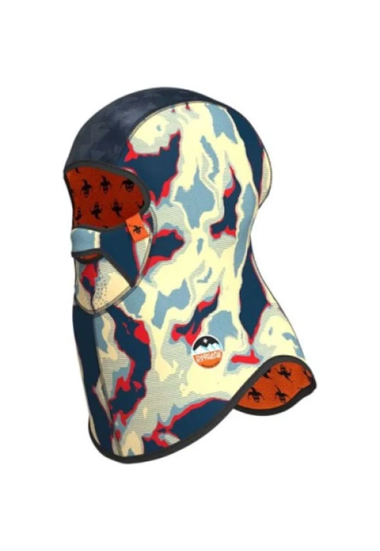 Rider Balaclava, Albastru/Camuflaj