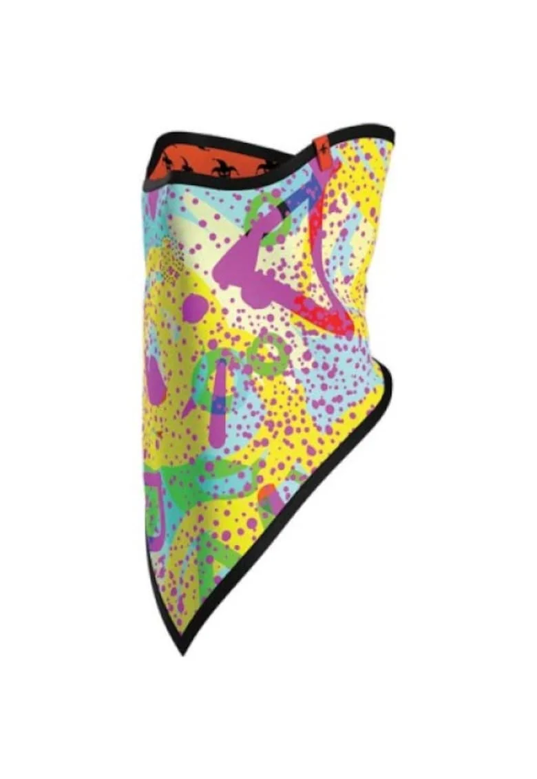 Triangle Face Mask Print, Multicolor