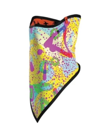 Triangle Face Mask Print, Multicolor