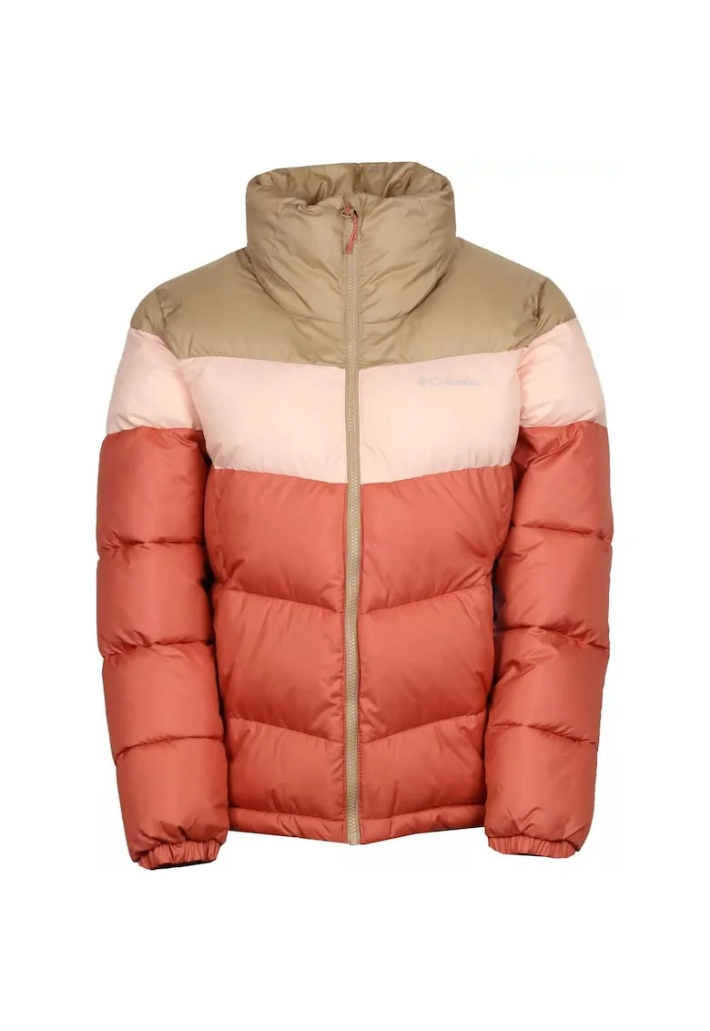 Geaca  Puffect Color Blocked Jacket, Rosu