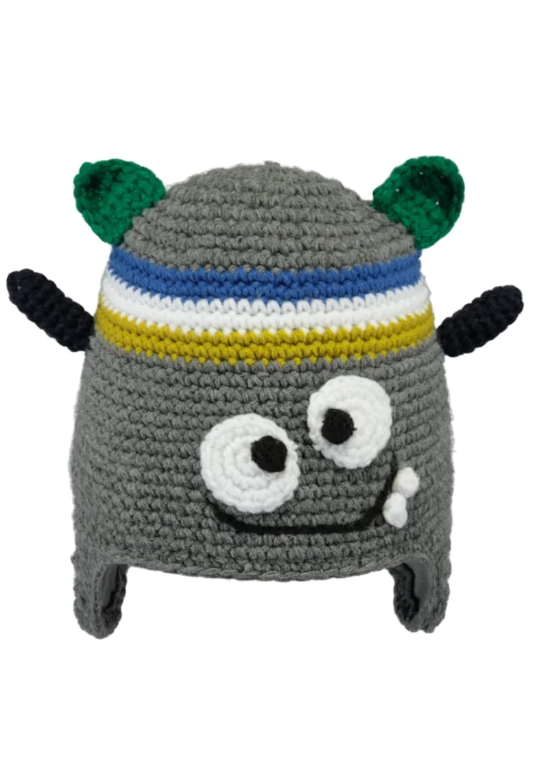 Caciula  Monster, Gri, Copii,