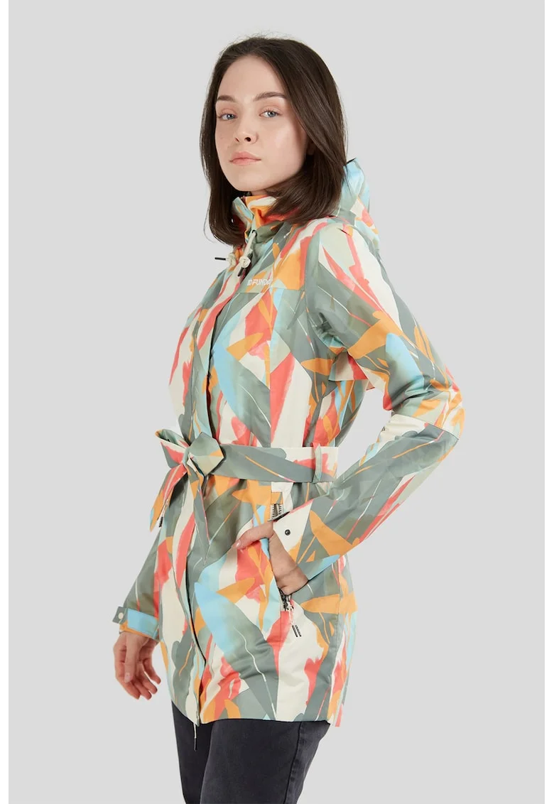 Jacheta cu model si gluga, Multicolor