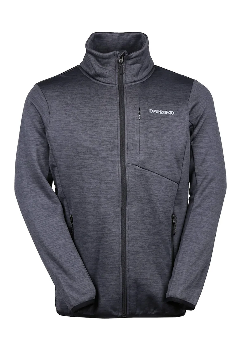 Bluza cu fermoar pentru ski Jefferson, Gri antracit