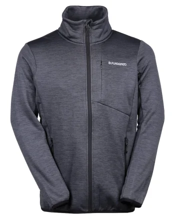 Bluza cu fermoar pentru ski Jefferson, Gri antracit