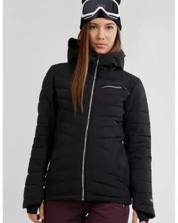 Geaca cu vatelina pentru ski Punch, Negru