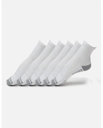 Set de sosete unisex pentru drumetii Fashion - 6 perechi, Alb/Verde