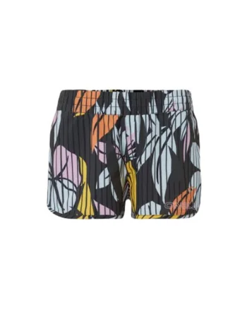 Pantaloni scurti  PW Mix, Negru/Floral