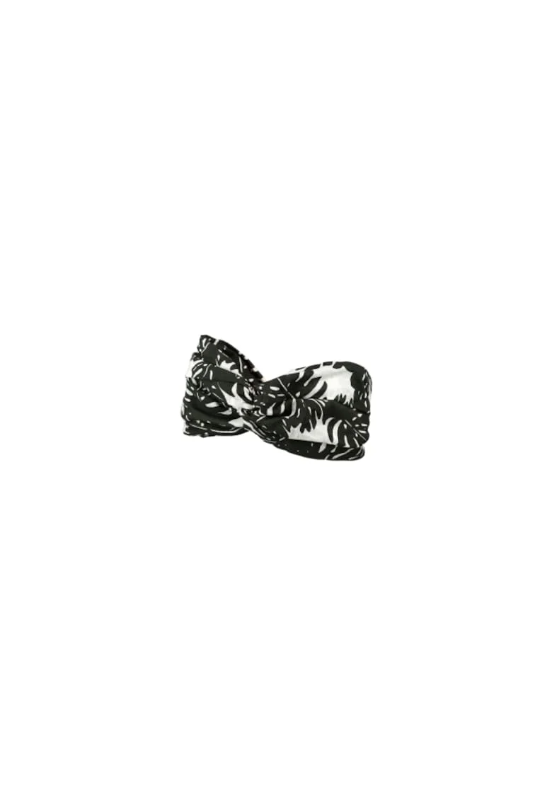 Bandana  Easy Headband, Alb/Negru