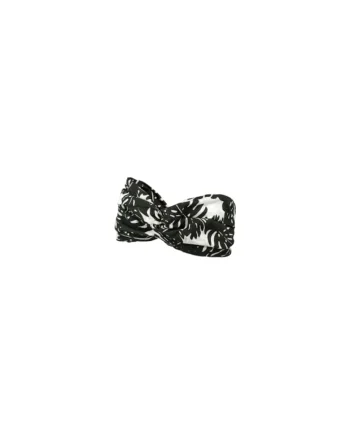 Bandana  Easy Headband, Alb/Negru