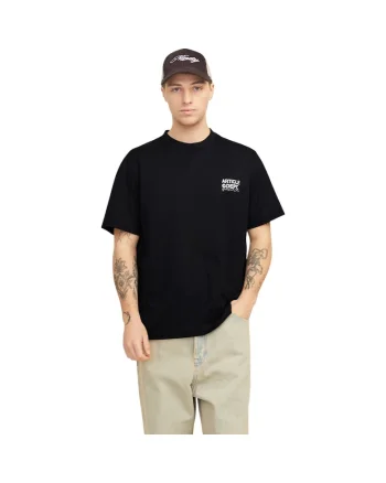 Tricou JACK &JONES Dynamic Dust 40557, Negru